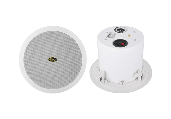 8寸同轴带金属后罩吸顶扬声器 HR-510C