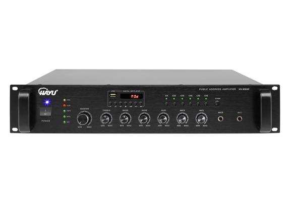 带6分区MP3广播功率放大器 HV-650F