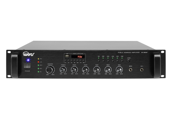 带6分区MP3广播功率放大器 HV-360F